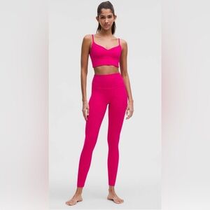 Lululemon NWT Align Pants 28” Leggings High Rise Passionate Pink Size 14